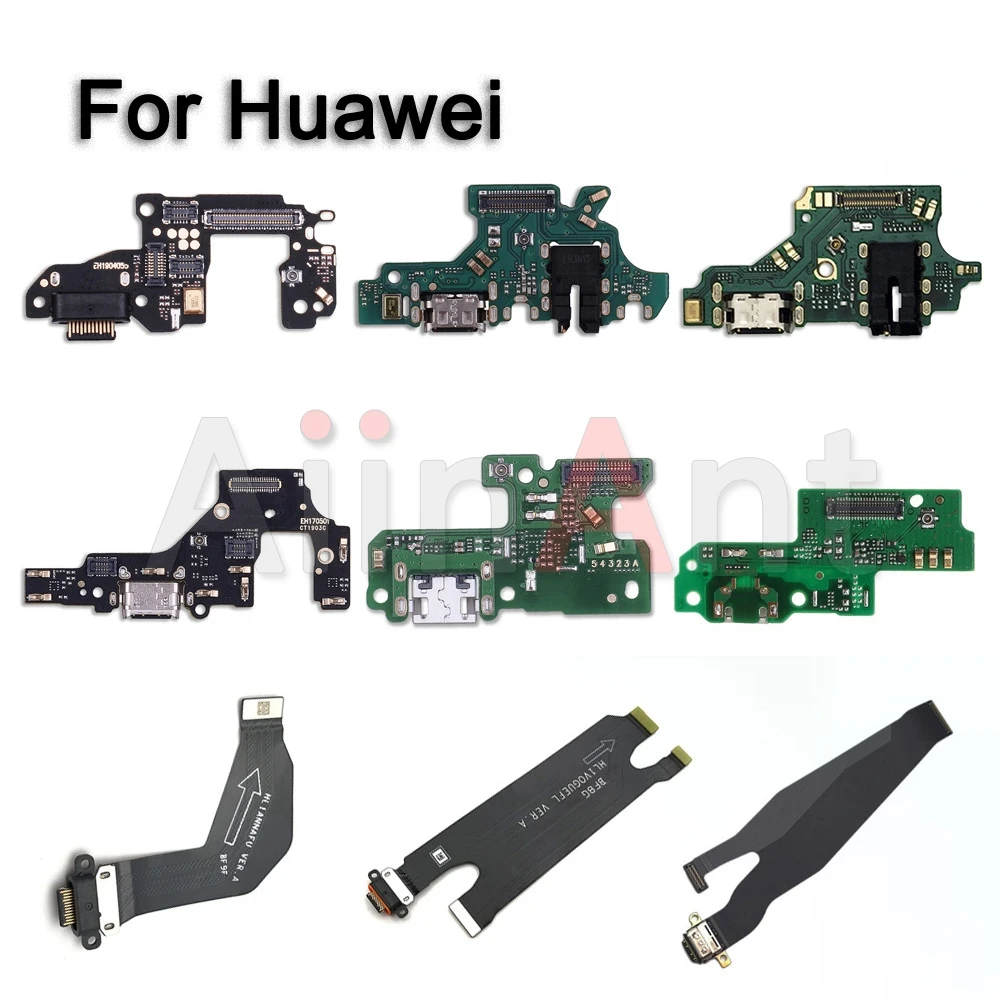 

Charging USB Charger Board Port Connector Mic PCB Dock Flex Cable For Huawei P30 P40 Pro P8 P9 P10 Lite 2017 Plus Phone Parts