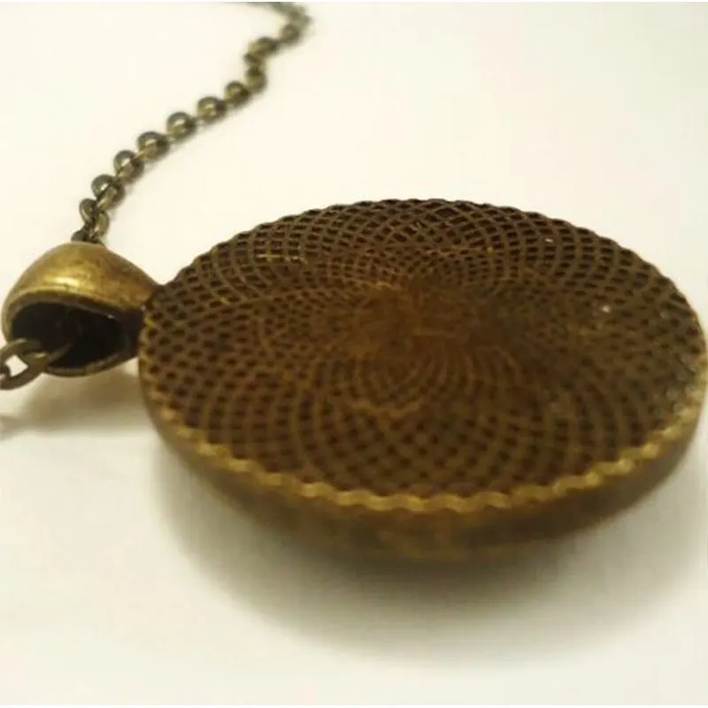 

Wholesale Art Glass Cabochon Necklace Cat Kitten Necklace Shabby Chic Cat Round Pendant Girls Glass Cabochon Necklace Gift