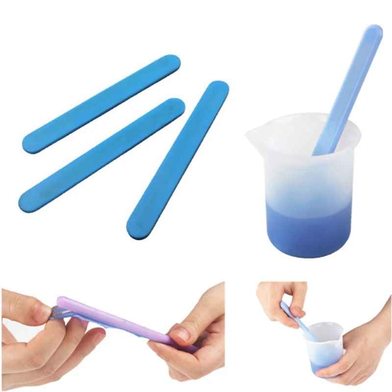 

6Pcs Resin Glue Tools Set Measuring Cups Stirring Sticks UV Epoxy Resin Tool Kit T84A