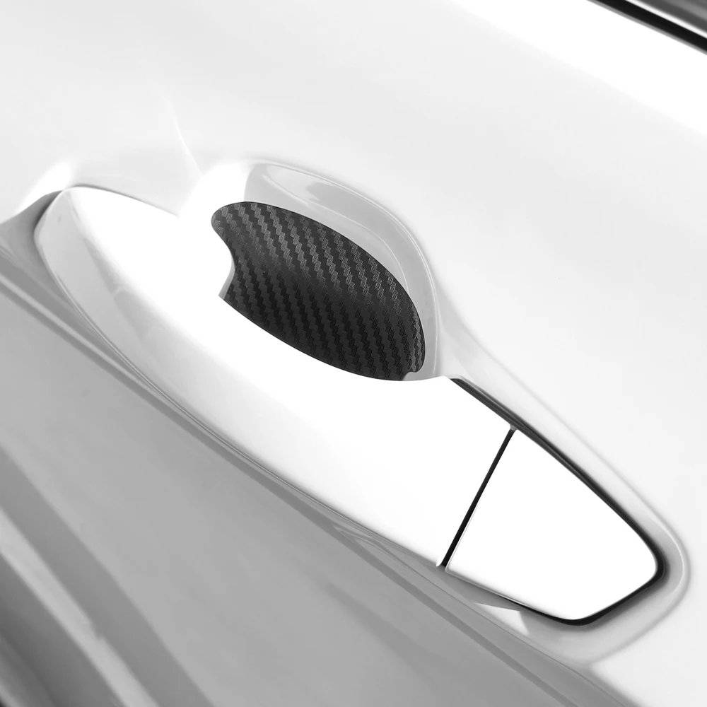 Наклейка на ручки двери автомобиля из углеродного волокна для Fiat 500 Opel Insignia Suzuki