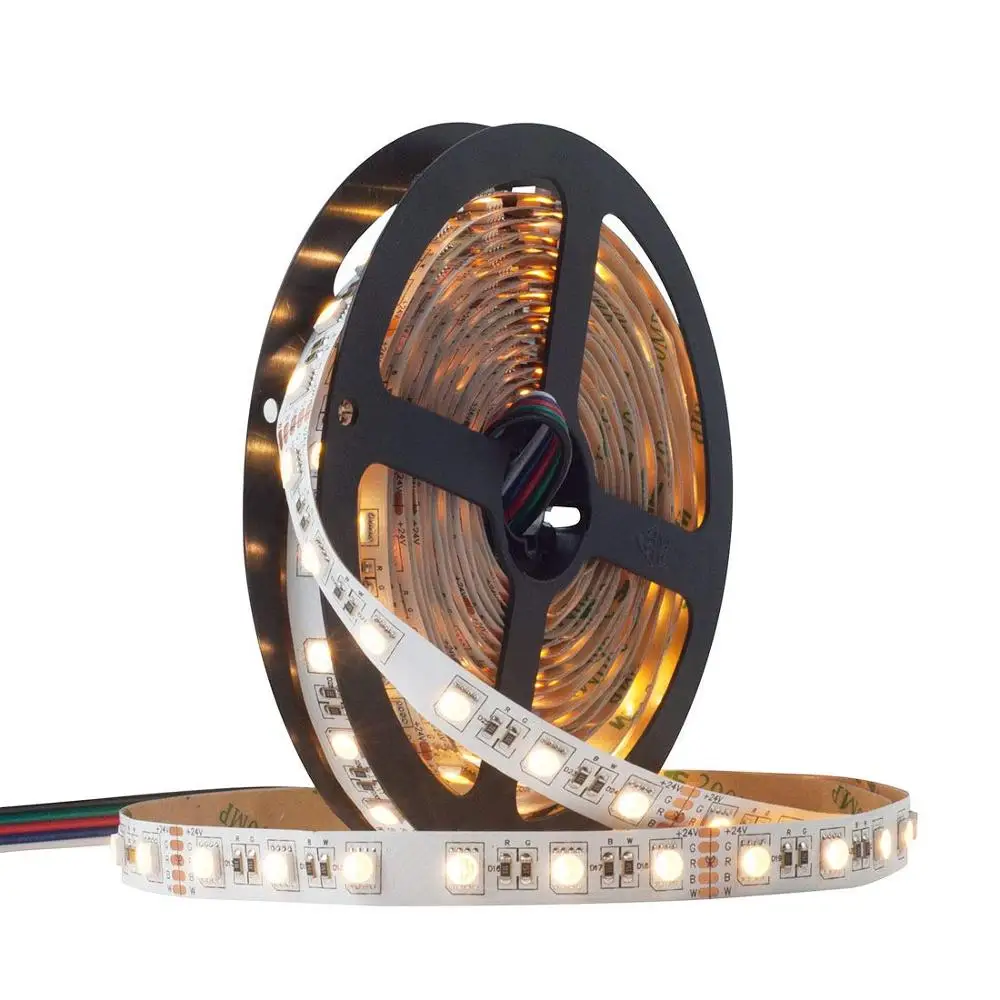 5050 RGBW RGB + теплый белый (2700K-3000K) 4 цвета в 1 светодиод футов 60 светодисветодиодный s/m
