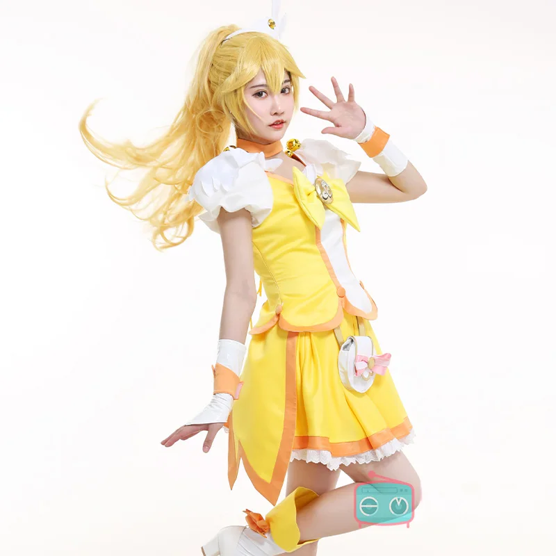 Новый Аниме Pretty Cure cos Kise Yayoi Косплей милая девушка трансформирует платье лечение