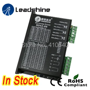 

Двухфазный шаговый привод Leadshine M542-05 с напряжением от 20 до 50 В постоянного тока и контролем синусоидального тока от 1,20 до 5,04 А