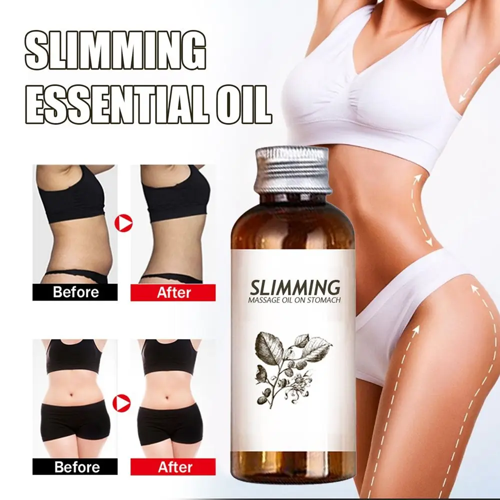 

Hot Sale Belly Leg Tight Anti Cellulite Fat Burning Essential Oil Natural Herbal Slimming Massage Oil Body Weight Loss
