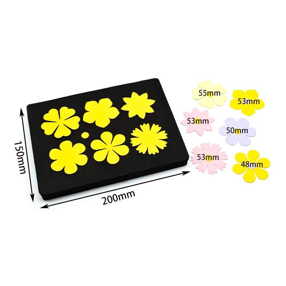 Высекальные штампы для скрапбукинга с цветами деревянные высекальные