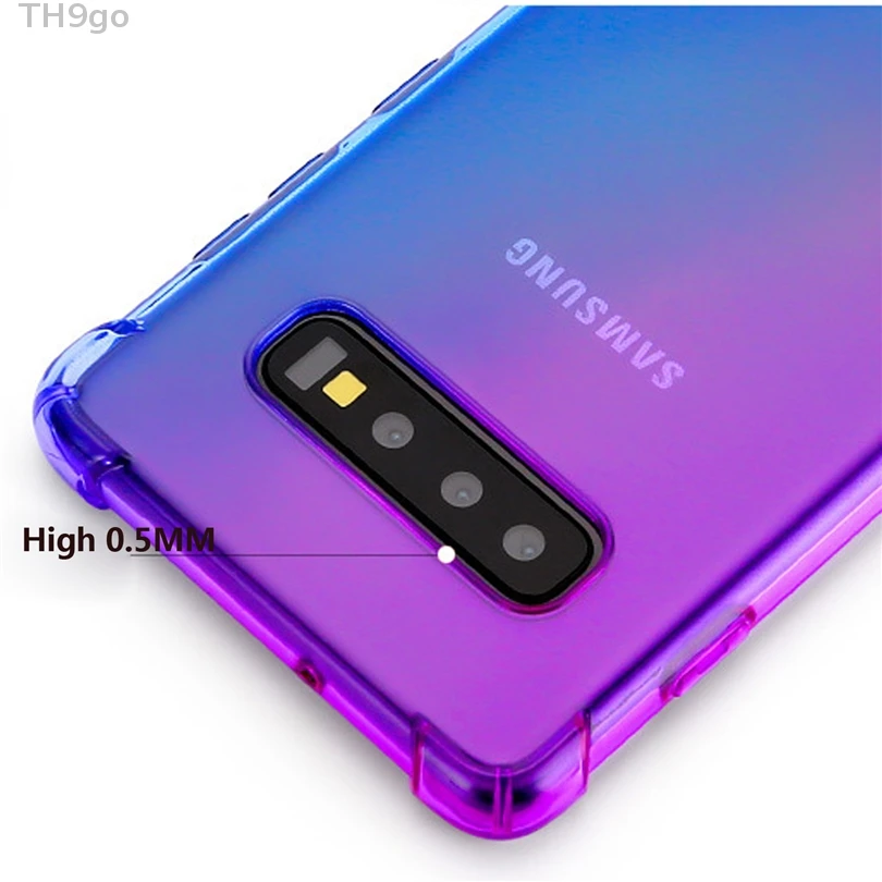 Чехол для телефона с градиентом Samsung Galaxy S10 5G S8 S9 Plus S10E противоударный чехол