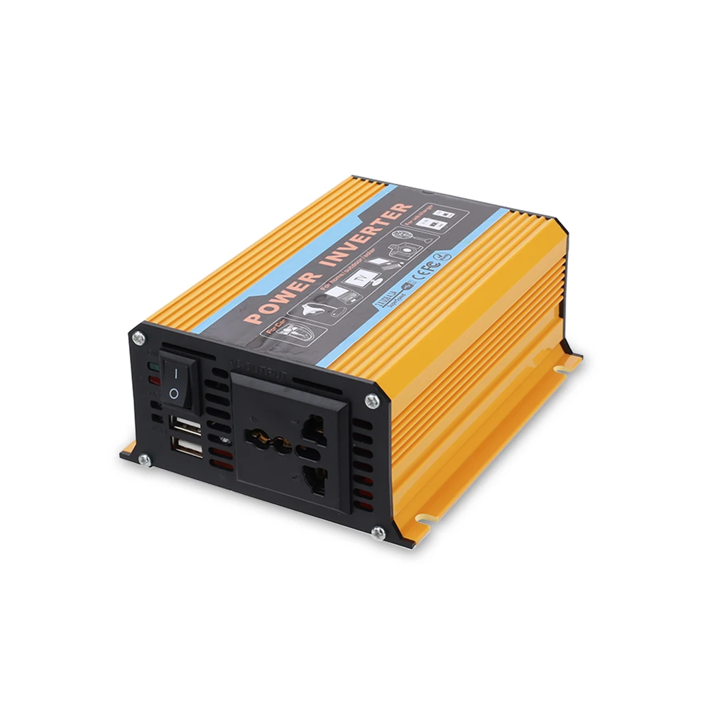 

DC 12V To AC 220V Dual USB Car Power Inverter Portable Anti-Reverse Protection Car Power Inverter Smart Transformer