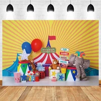 circus photography background ferris wheel neon lights backdrop decoration props children birthday baby shower for photo studio