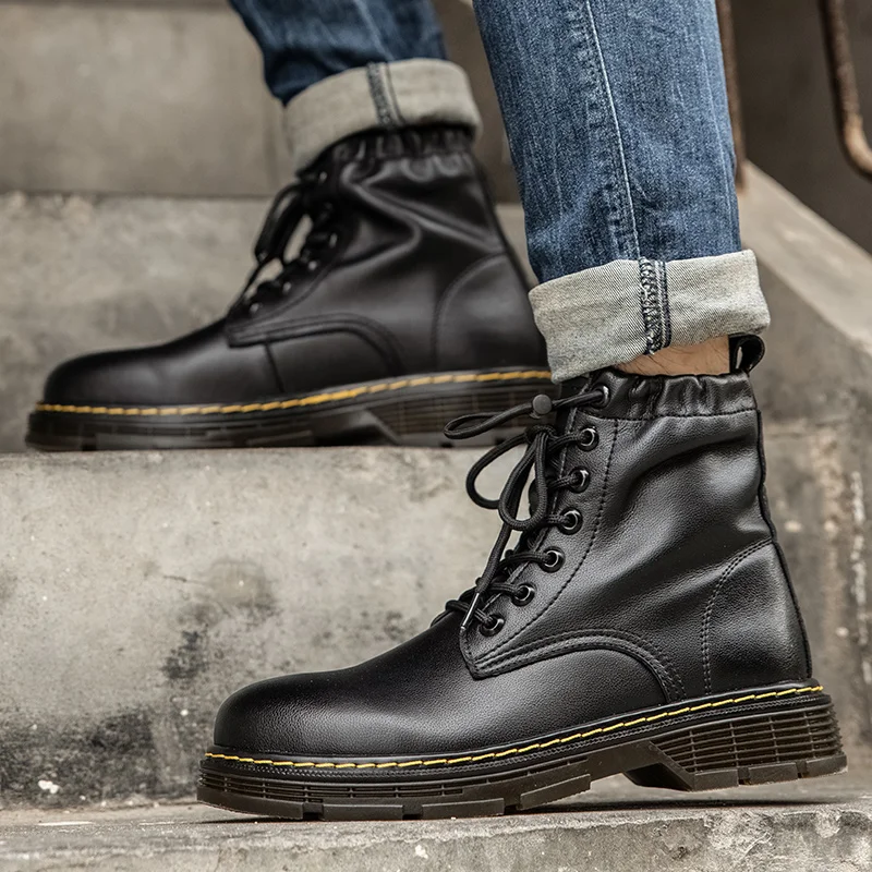 Plus Sizes 35-47 Generic Men Boots Warm Winter Galoshes