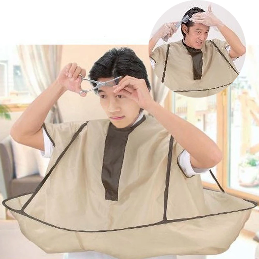 

Adult Waterproof DIY Hair Cutting Fold Umbrella Cape Salon Barber Hairdressing Apron Haircut Capes Cover Cloth