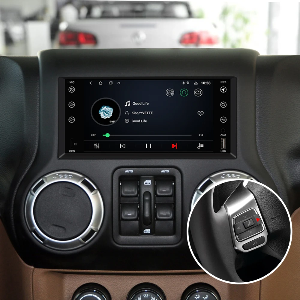 Isudar 2 Din Android 9 авто радио для Jeep/wrangler/Патриот/Компас/Путешествие автомобиля