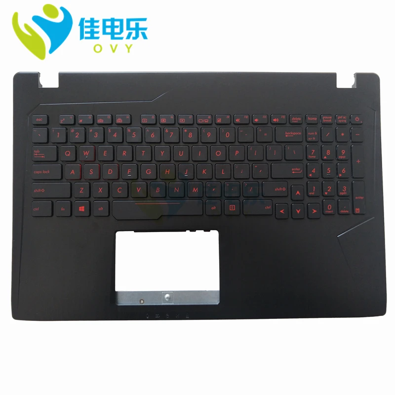 Клавиатура US для ноутбука ASUS ROG GL553 GL553VW GL553VD светильник светкой черный красный C