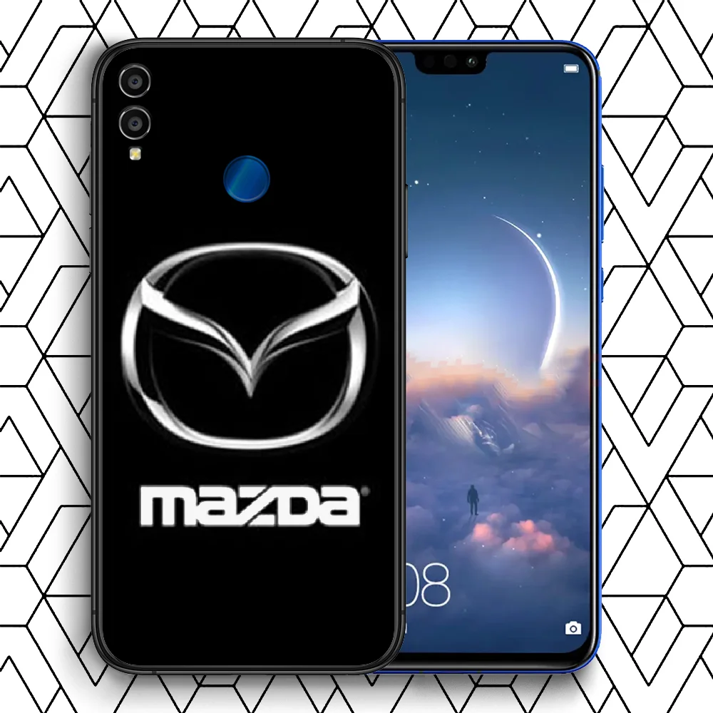 

Mazda Car Phone Case For Huawei Honor 6A 7A 7C 8 8A 8X 9 9X 10 10i 20 Lite Pro Play black Coque Silicone Cover Pretty Cell