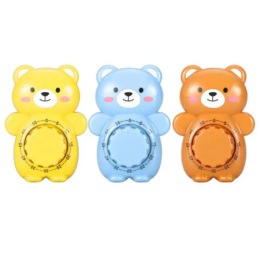 Механический Таймер приготовления пищи мультяшный медведь | Дом и сад