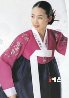 fashionable new hot selling korean original imported fabric mothers hanbok korean traditional clothing korean hanbok
