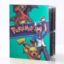 New 240 Pcs Pokemon Album Book Cartoon Card Map Folder Game Card GX VMAX 30 Page Pocket Holder Collection Loaded List Kid Toys