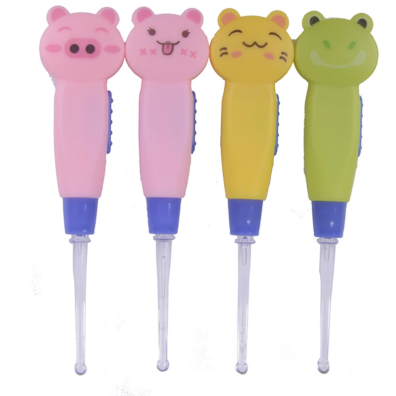 Мультипликационный светодиодный фонарик для удаления ушей и воска очиститель