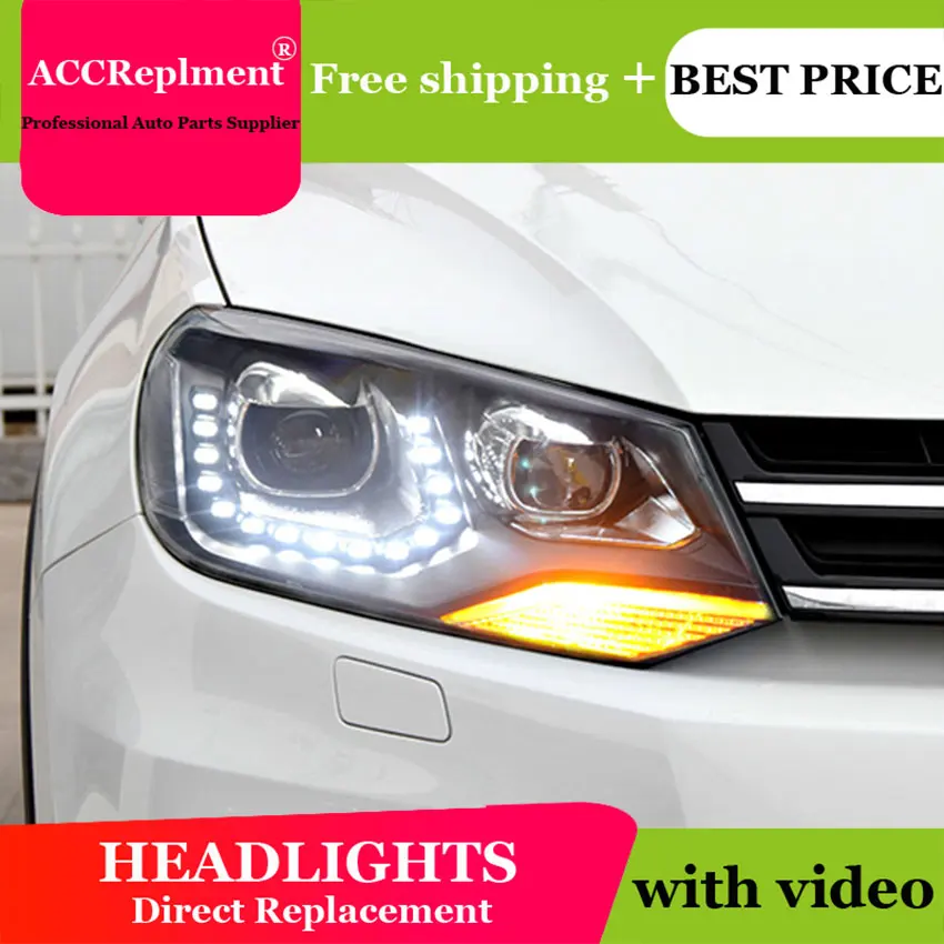 Авто. PRO 2011-2014 для vw touareg фары автомобиля Тюнинг автомобилей светодиодный DRL слезы