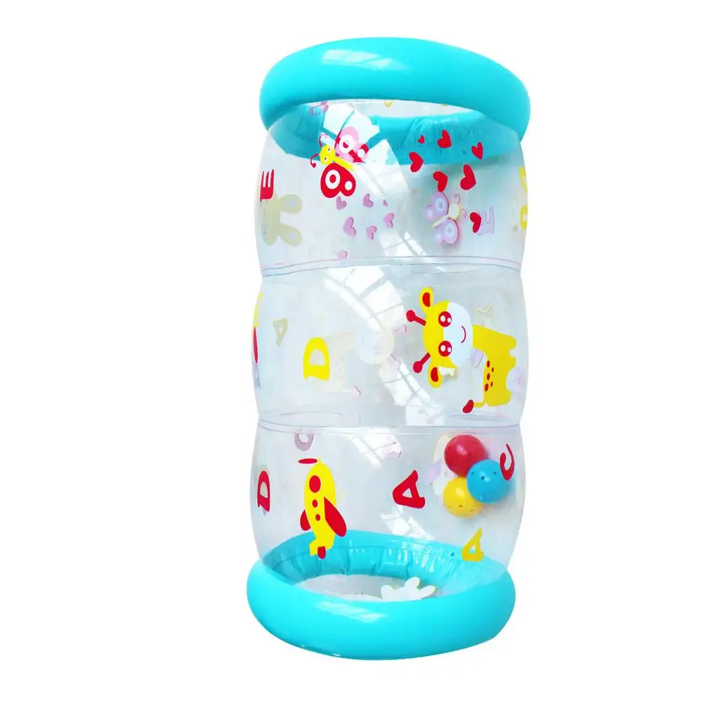 

45 см надувные детские ролики для ползания, мягкие прочные детские игрушки для фитнеса, обучающие ролики, стоячие Игрушки для раннего развит...