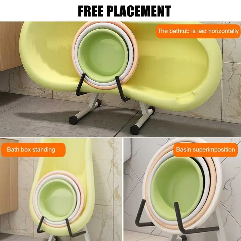 

Washbasin Stand Floor-to-ceiling Washbasin Rack Bathtub Shelf Carbon Steel Storage Rack Bathroom Shelves Organizer