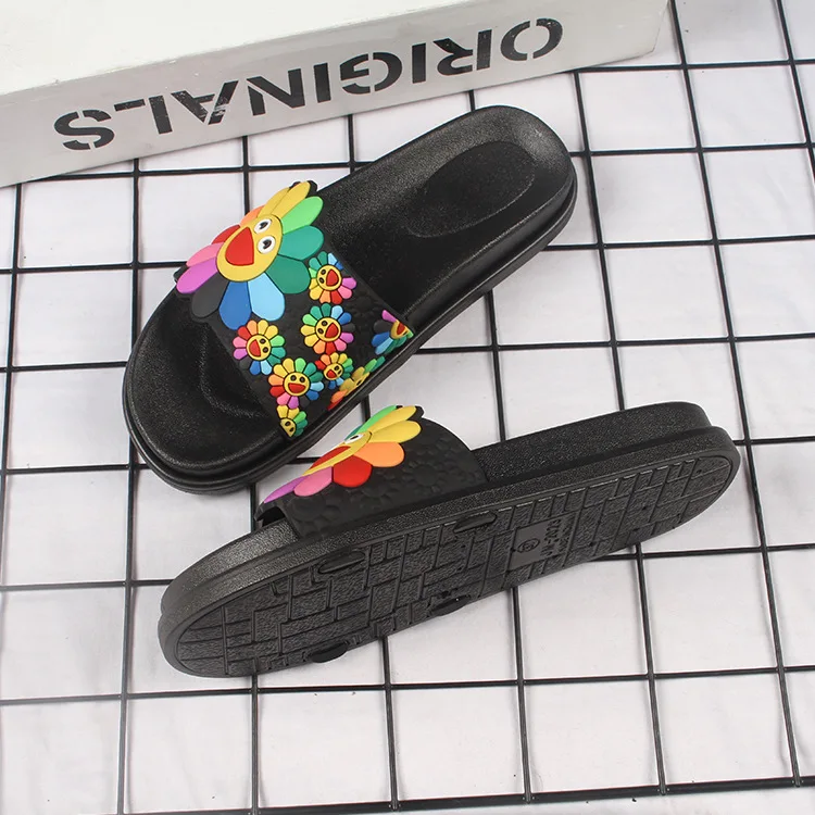 Casual All-match Wear Non-Slip Wear-Resistant Comfortable Beach A- Line Slipper Women House Shoes House Slippers Shoes Woman