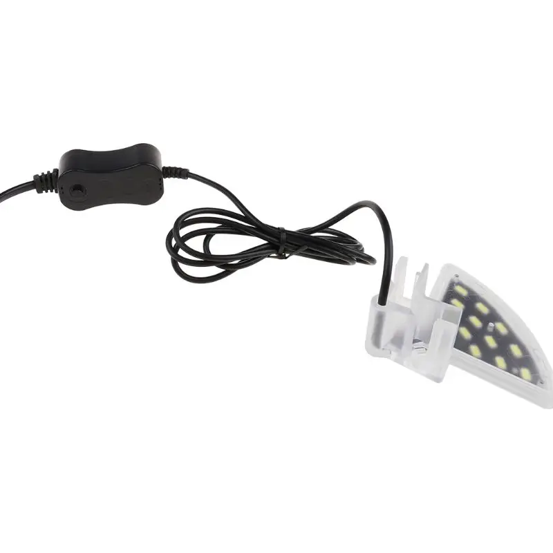 

2021 New EU 100-240V LED Clip-on Fish Tank Aquarium Lighting Bulb White Light