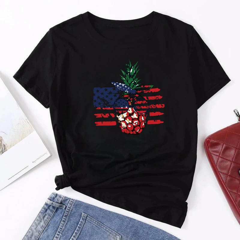 

Hillbilly Women Clothes Abstract Funny T Shirt Aesthetic Print Tshirt Women Leisure Short Sleeve O-neck Tops Fruit T-shirt Tees