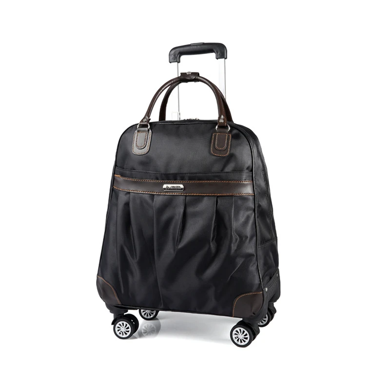 Men's Universal Wheel Travel Bag Unisex Large Capacity Waterproof Trolley Bag Boarding Box Travel Caster Trolley Luggage Bag