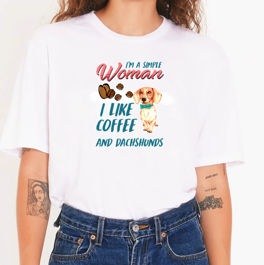 Я простая женская футболка индивидуальные продукты женские Графические