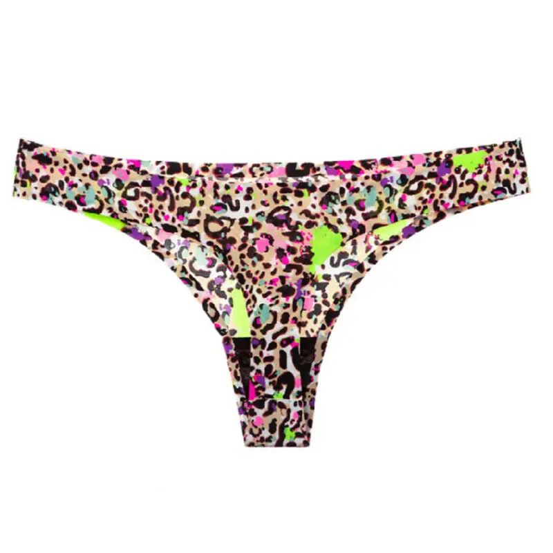 

Womens Ladies Colorful Printed G-String Thong Underwear Knickers Briefs Panties