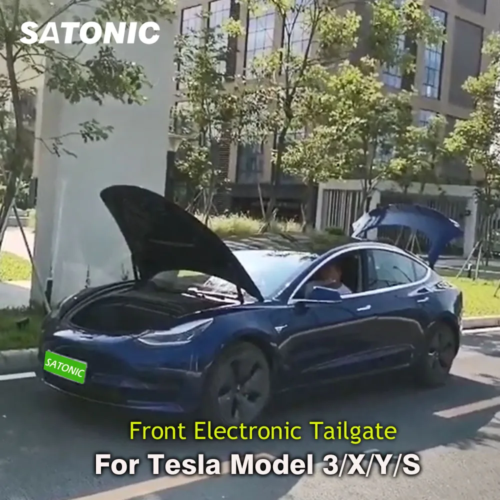 

SATONIC электрическая Передняя Задняя дверь автомобиля Модифицированная Автоматическая подъемная мощность Frunk для Tesla Model 3 Y S X управление чере...