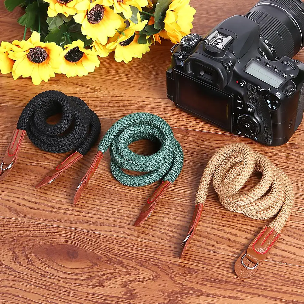 

100cm Universal Camera Shoulder Strap Breathable Cotton Camera Neck Belt for Nikon Canon Sony Fuji Leica and other digital