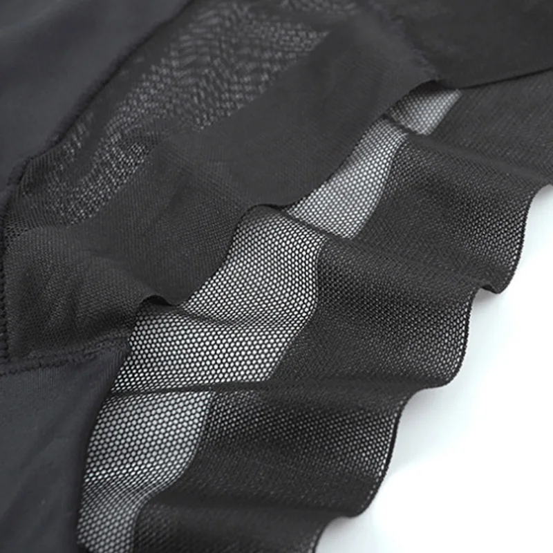 

Hot Women Boyshorts Body Shaping Panties Female Pants High Elastic Control Briefs Seamfree Breathable Mesh Intimate