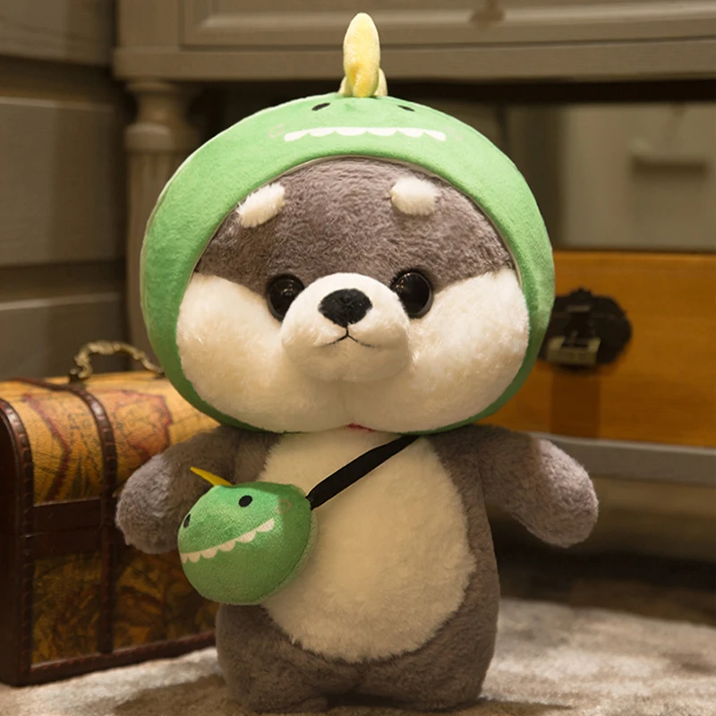 

25/35cm Cute Shiba Inu Dog Plush Toy Creative Cosplay Dog Stuffed Doll Soft Animal Dolls Baby Toys Birthday Gift for Kid Child