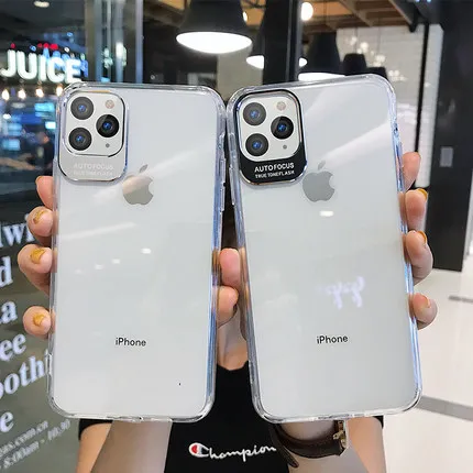 Для Apple iphone 11 чехол мягкий силиконовый прозрачный модный тонкий защитный для Pro Max