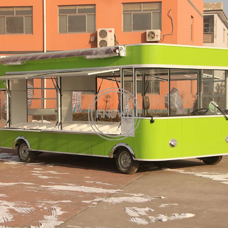 Электрический уличный продовольственный грузовик передвижной кухонный