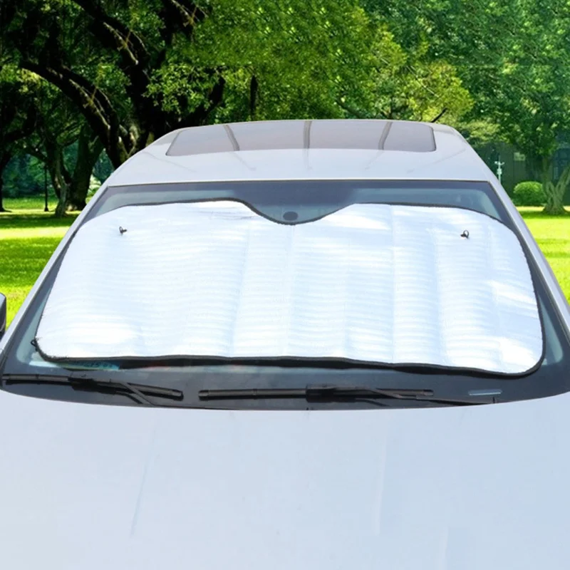 

New Car Windshield Window 130x60CM Universal Sunshade Large Reflective Sun Visor Screen Sun Cover Dustproof High Quality