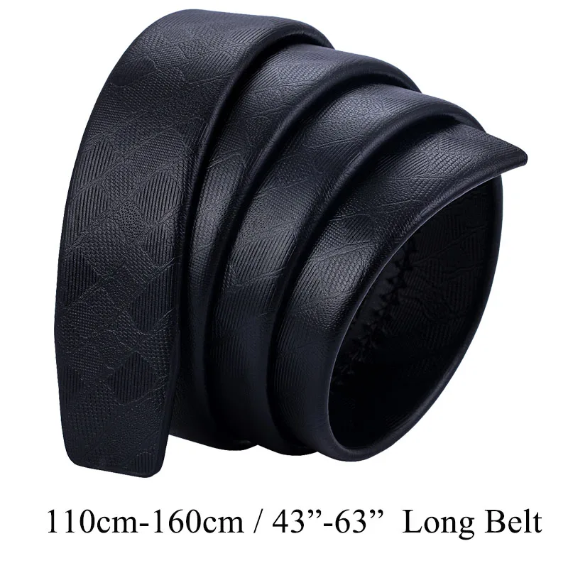 Мужской ремень из 100% натуральной воловьей кожи черный кожаный Золотая