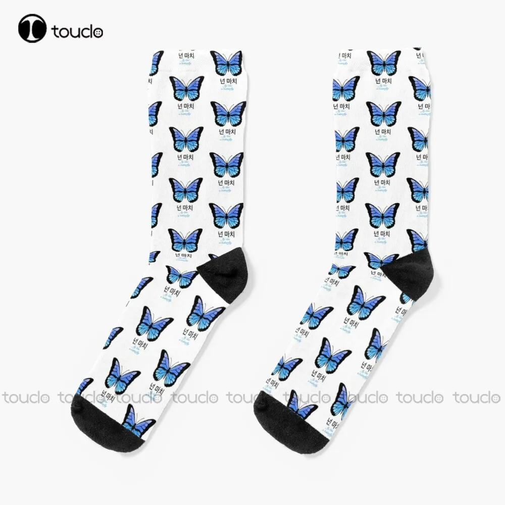 Loona Butterfly C: Socks Unisex Adult Teen Youth Socks Personalized Custom 360° Digital Print Hd High Quality Christmas Gift
