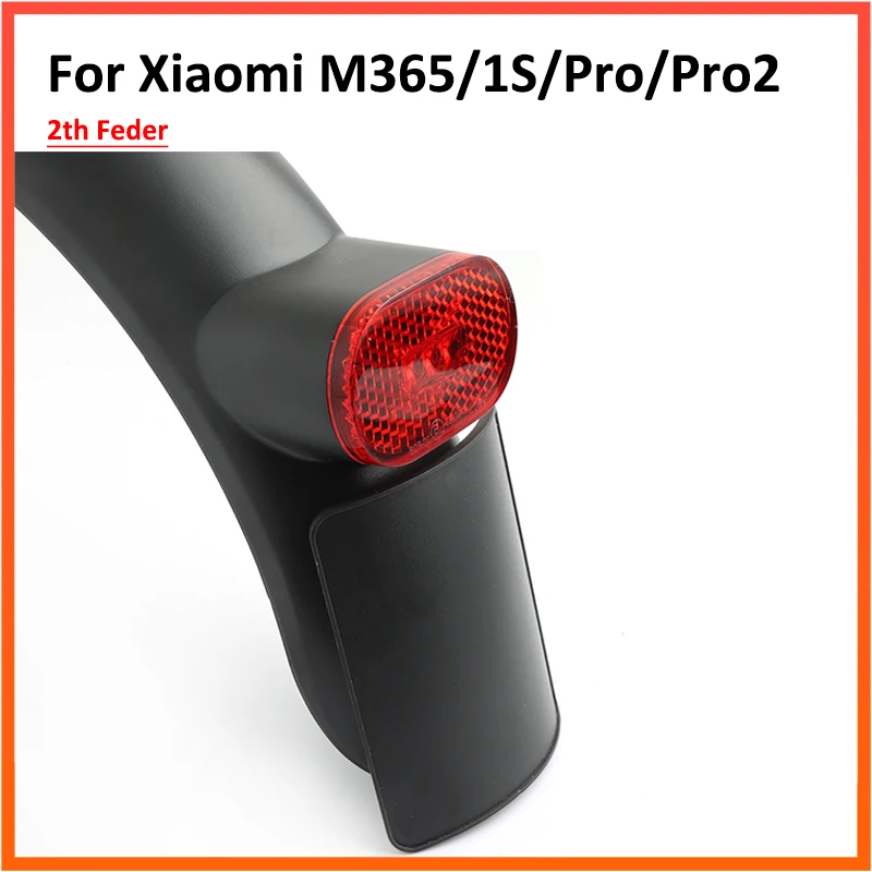 M365 PRO 2 Guardabarros de Scooter con Luz Trasera para Xiaomi M365 1S M365 PrT2 