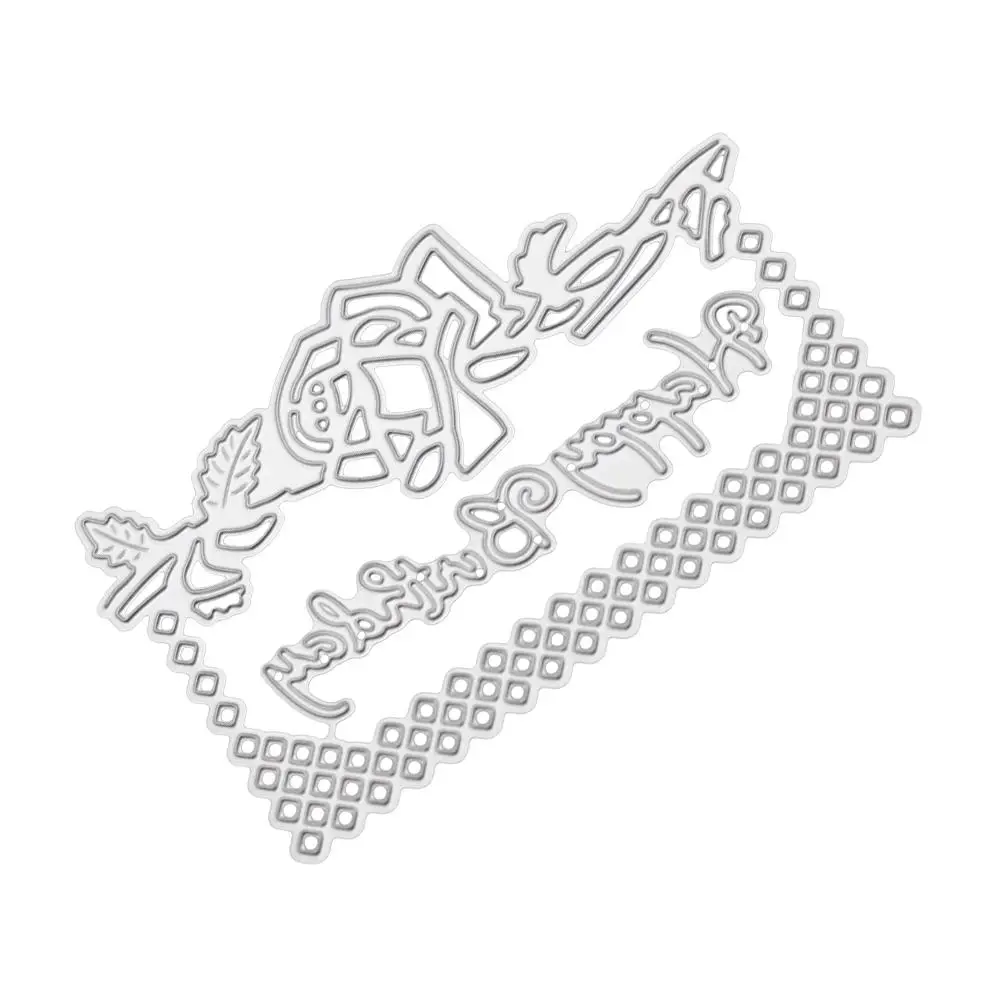 MeterMall DIY Хэллоуин скрапбукинга фон Конверт Приглашение Кружевной декор из