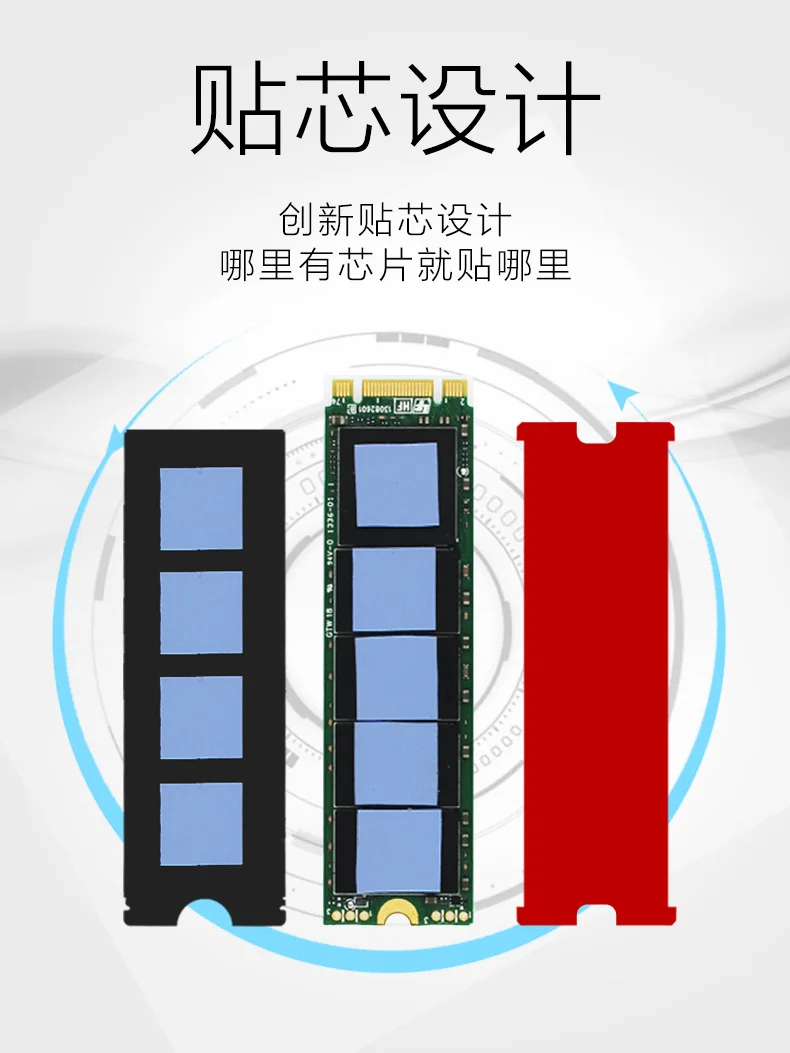 JEYI охлаждающий военный корабль иматный вентилятор NVME NGFF M.2 радиатор ssd алюминиевый лист теплопроводность Кремниевая пластина охлаждающий вентилятор Радиатор