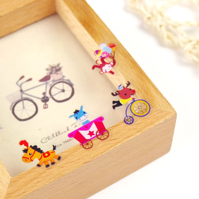 Daisyland Forest вечерние стикер для канцелярских товаров Мультяшные животные наклейки