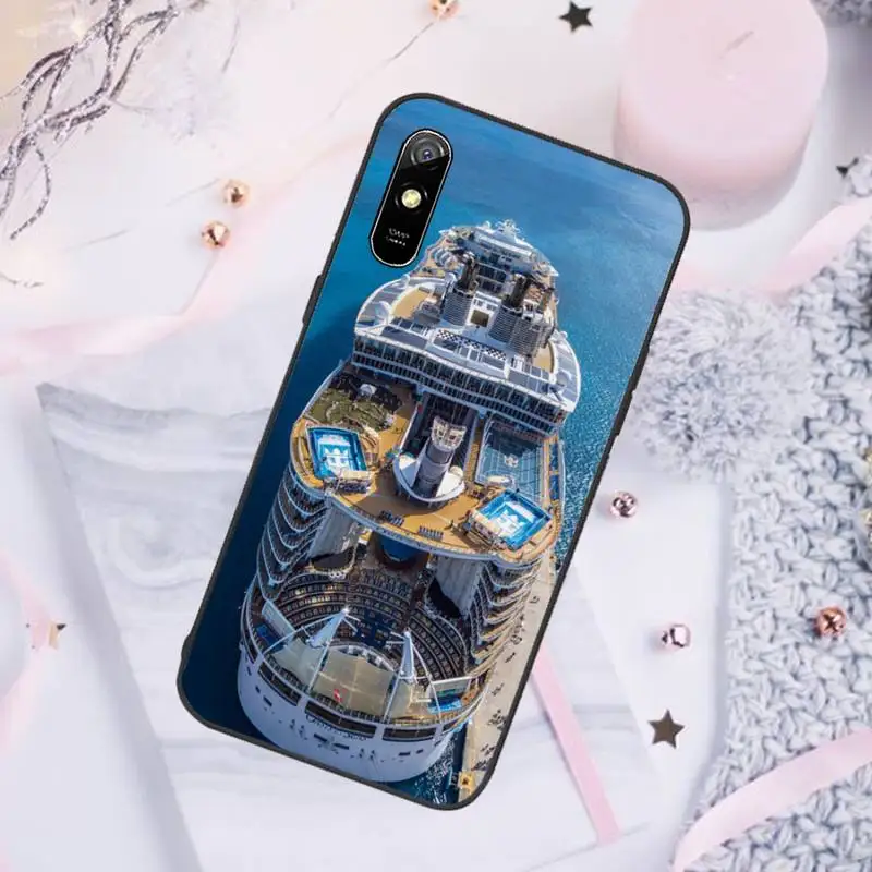 

Luxury cruise ship at sea Phone Case For Xiaomi Mi Redmi Note 7 8 9 pro 8T 9T 9S 9A 10 Lite pro