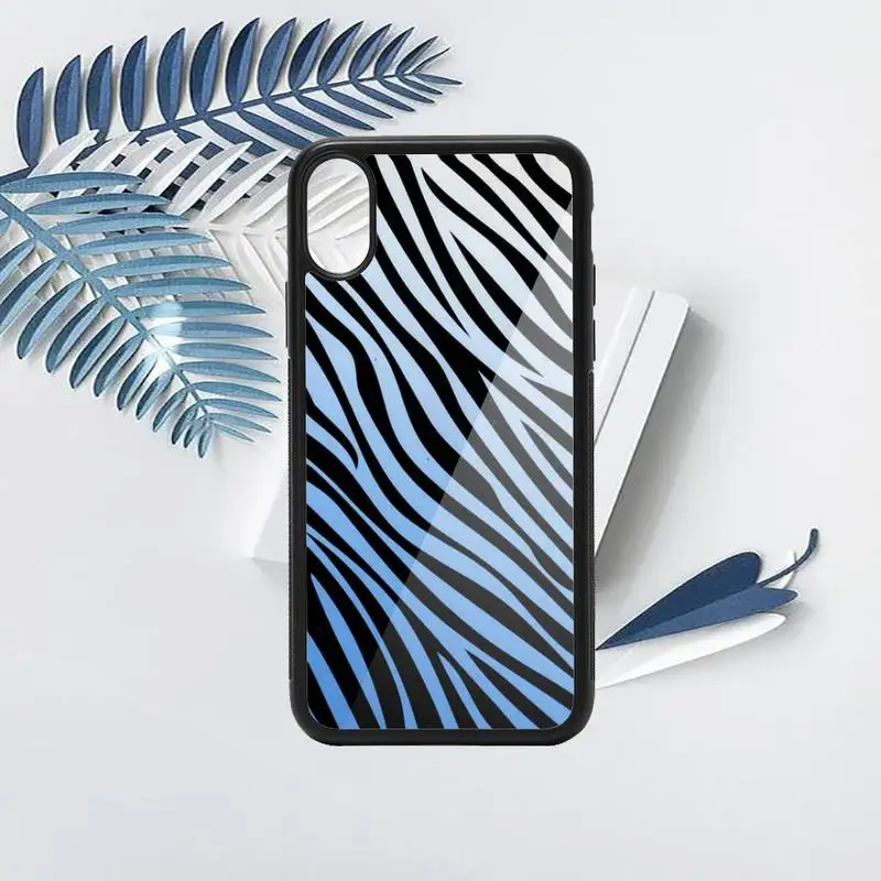 

zebra print clip art Phone Case TPU For iPhone X XR XS 11 12 mini Pro MAX 6 6S 7 8 Plus SE 2020