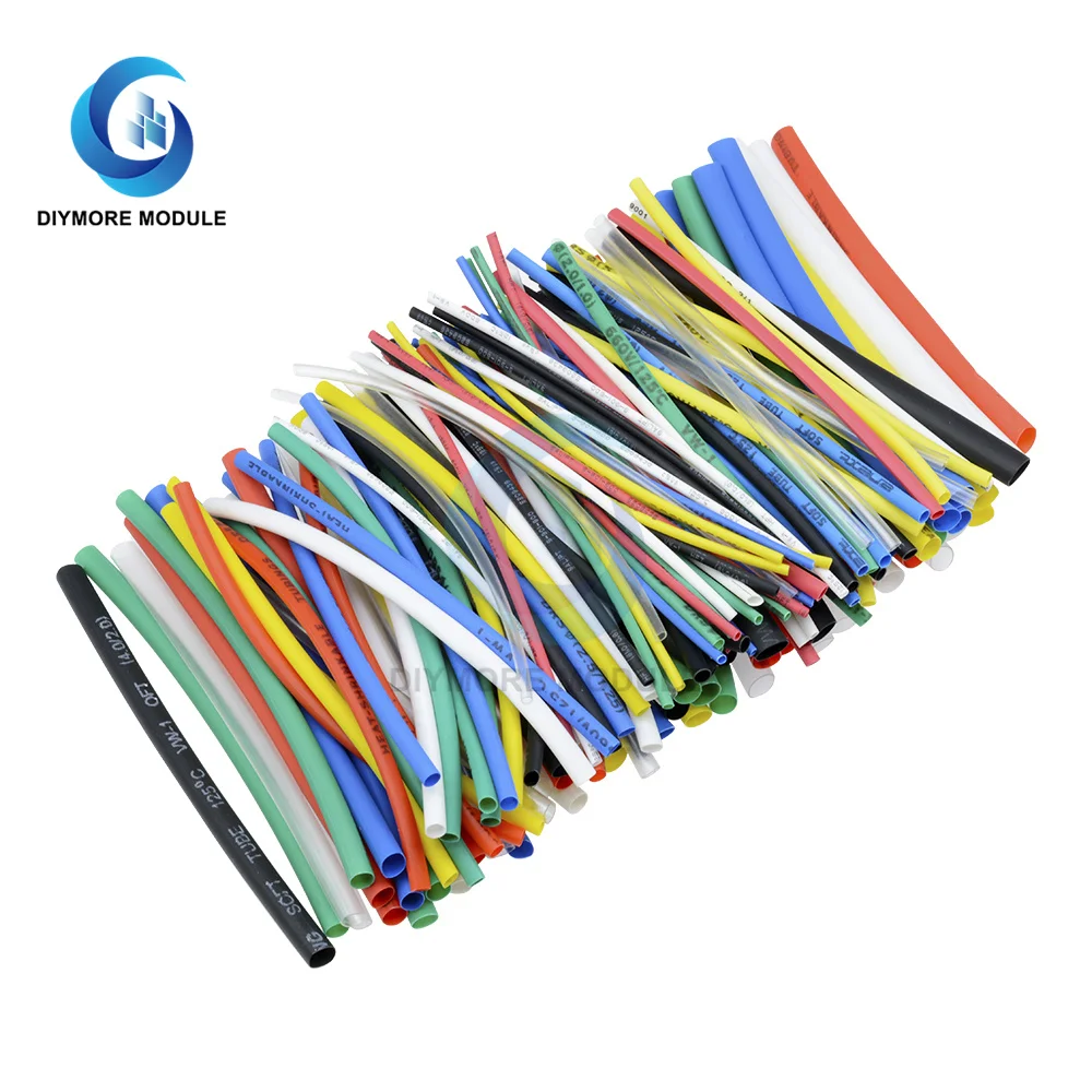 530Pcs Heat Shrink Tubing Polyolefin Insulation Shrinkable Tubes  Assortment Shrink Tube Electrical Wire Wrap Cable Sleeves Set