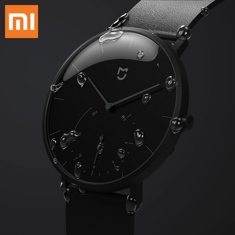 Xiaomi Mi Mijia кварцевые смарт-повседневные водонепроницаемые часы с двойными