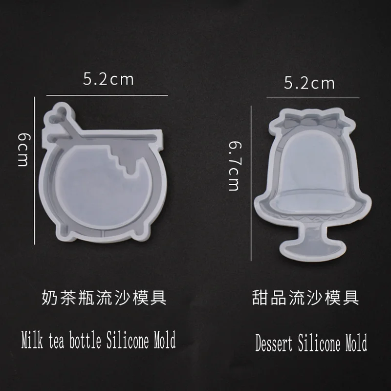 

DIY Coke Ice Cream Beverage Bottle Shaker Silicone Mold Jewelry Earrings Pendant Accessory Epoxy Resin Handmade Charms Mould Art