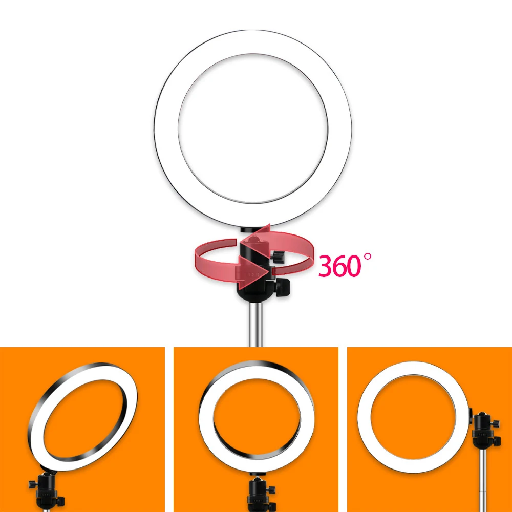 Новый выдвижной монопод для селфи со штативом светодиодный светильник 16 см с