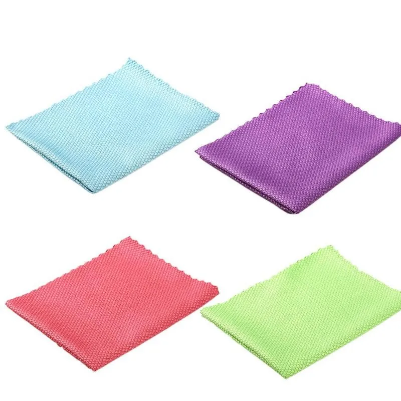 

Kitchen Anti-grease Wiping Rags 30x40cm Efficient Fish Cloth Home Washing Scale 1pc Cleaning Wipe Towel Cleaning Cloth Dish J9V6